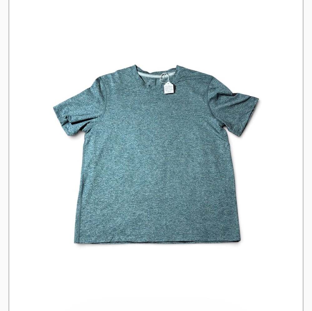 Lululemon To Train Classic T-Shirt Size L Heather Blue Short Sleeve